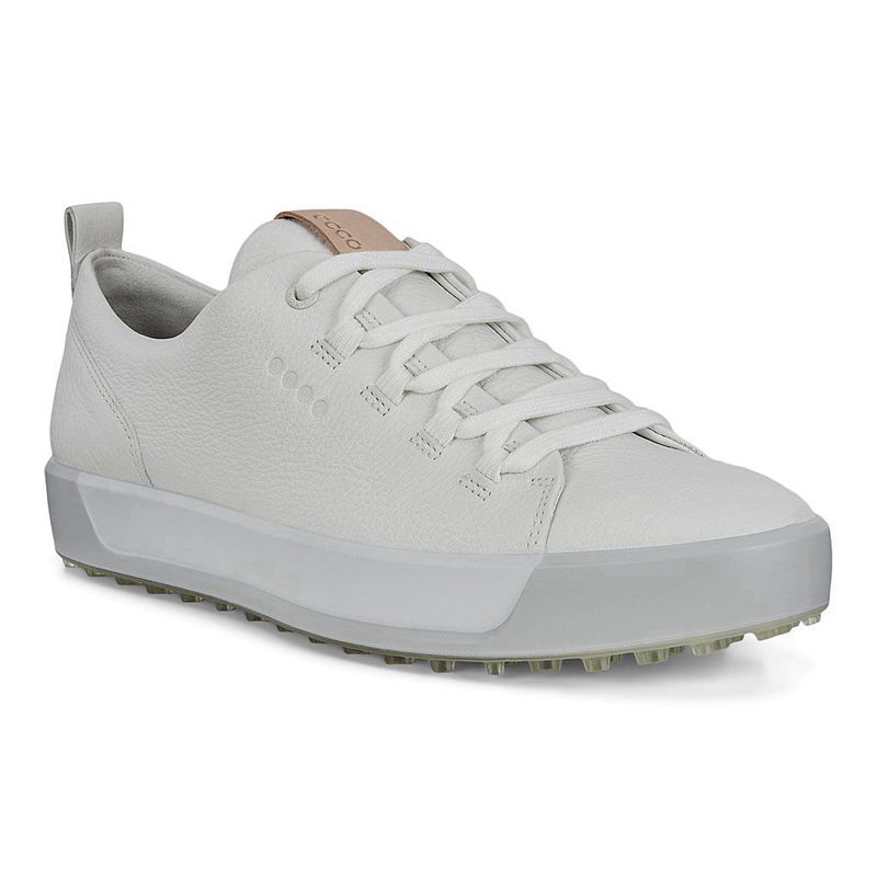 Men Ecco M Golf Soft - Golf Shoes White - India FBCUDO764